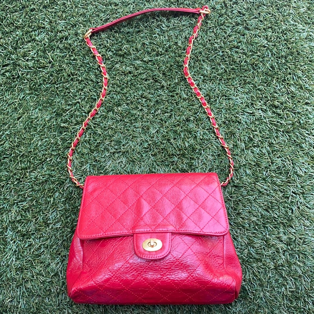 Vintage Quilted Leather Bag